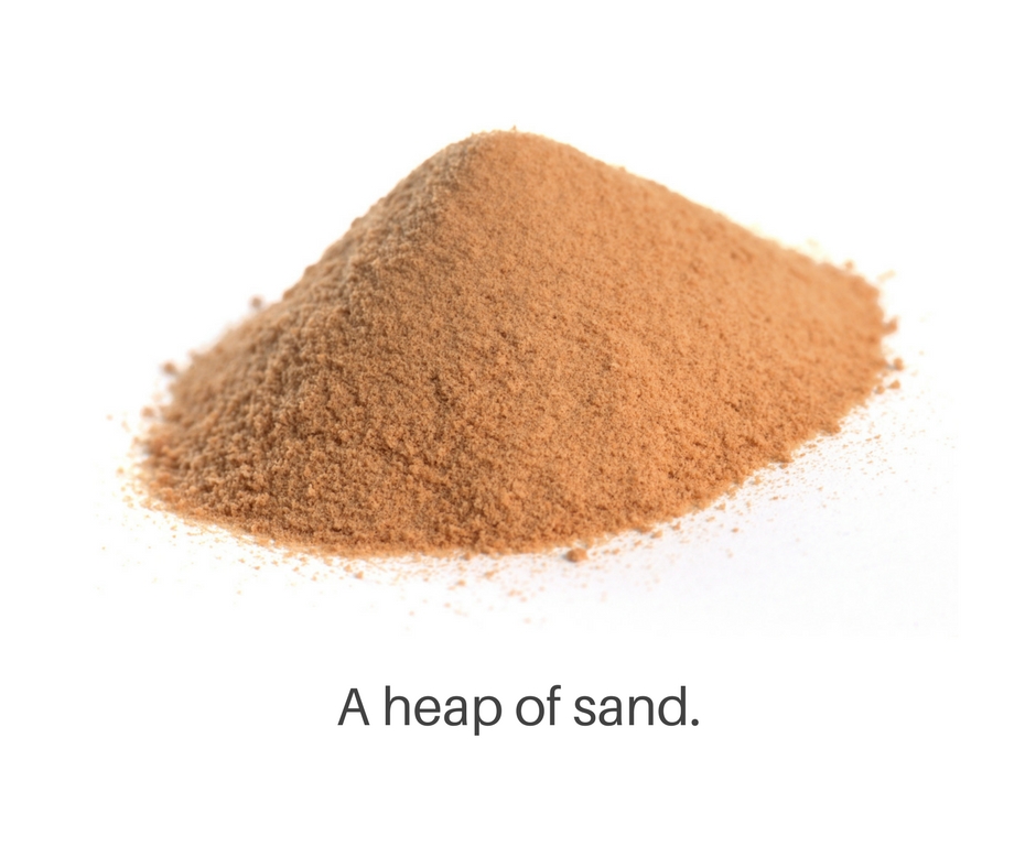 Heap of sand